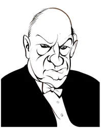 Paul Hindemith - karikatur